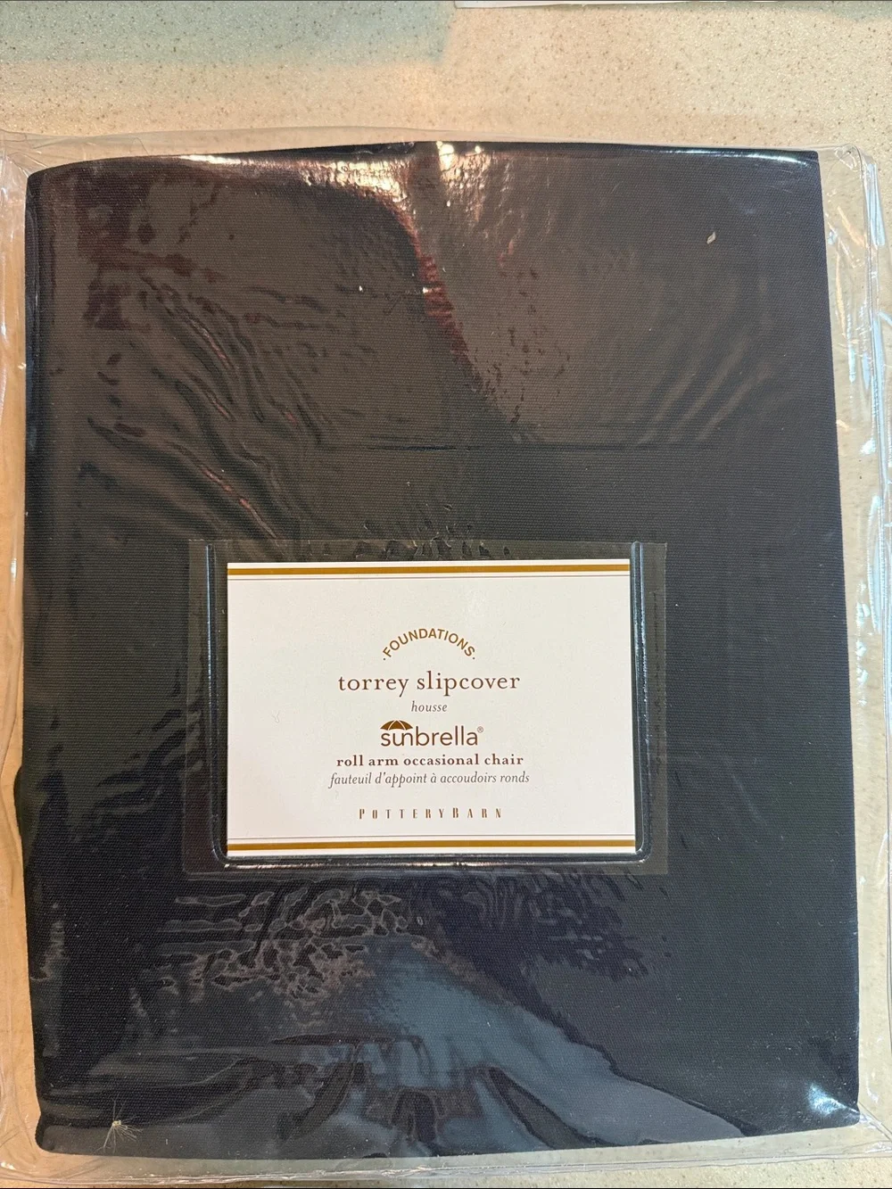 Pottery Barn Torrey Slipcover in Black